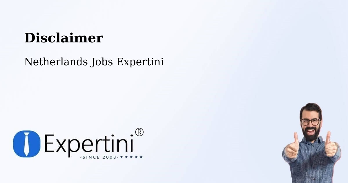 Disclaimer – Olst - Netherlands Jobs Expertini